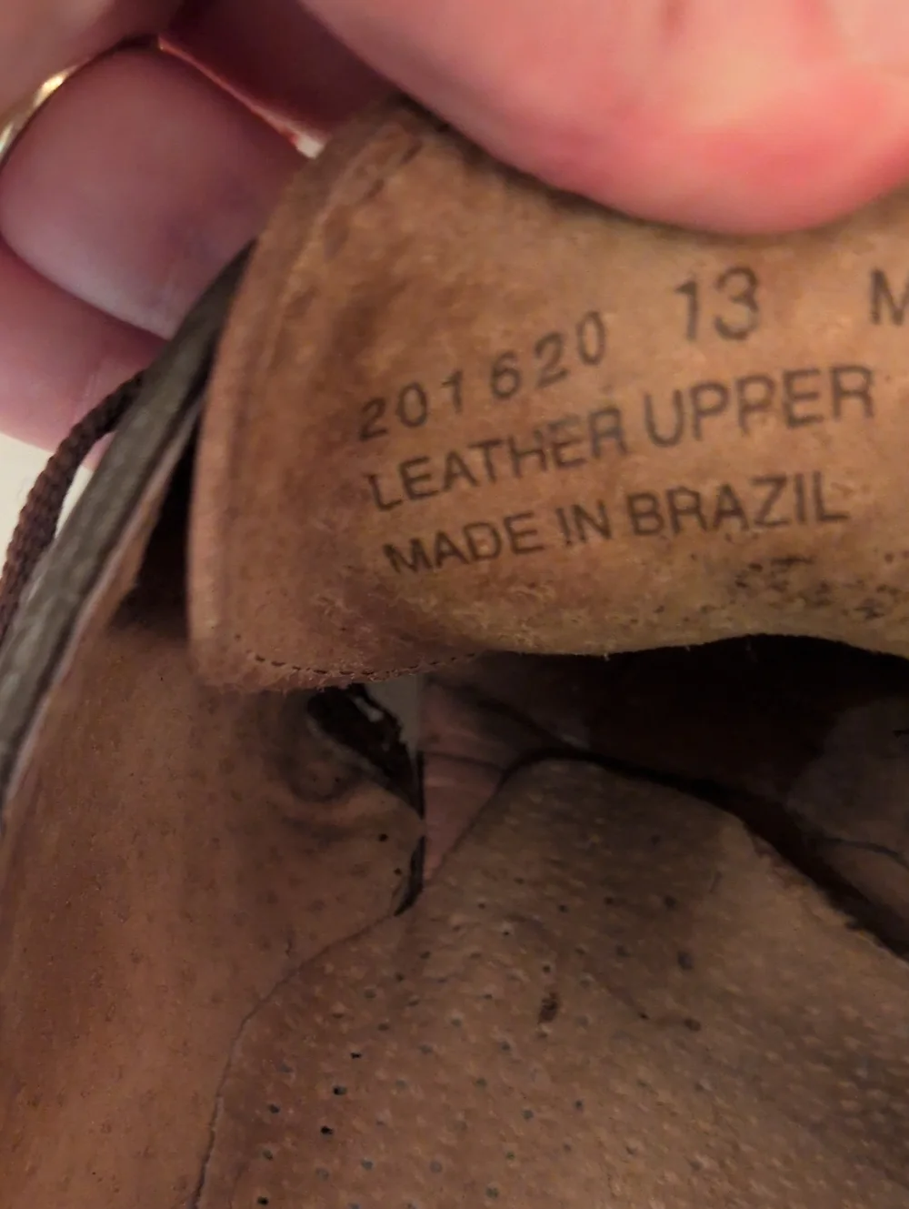 Men's Two-Tone Brown Leather Oxford Dress Shoes